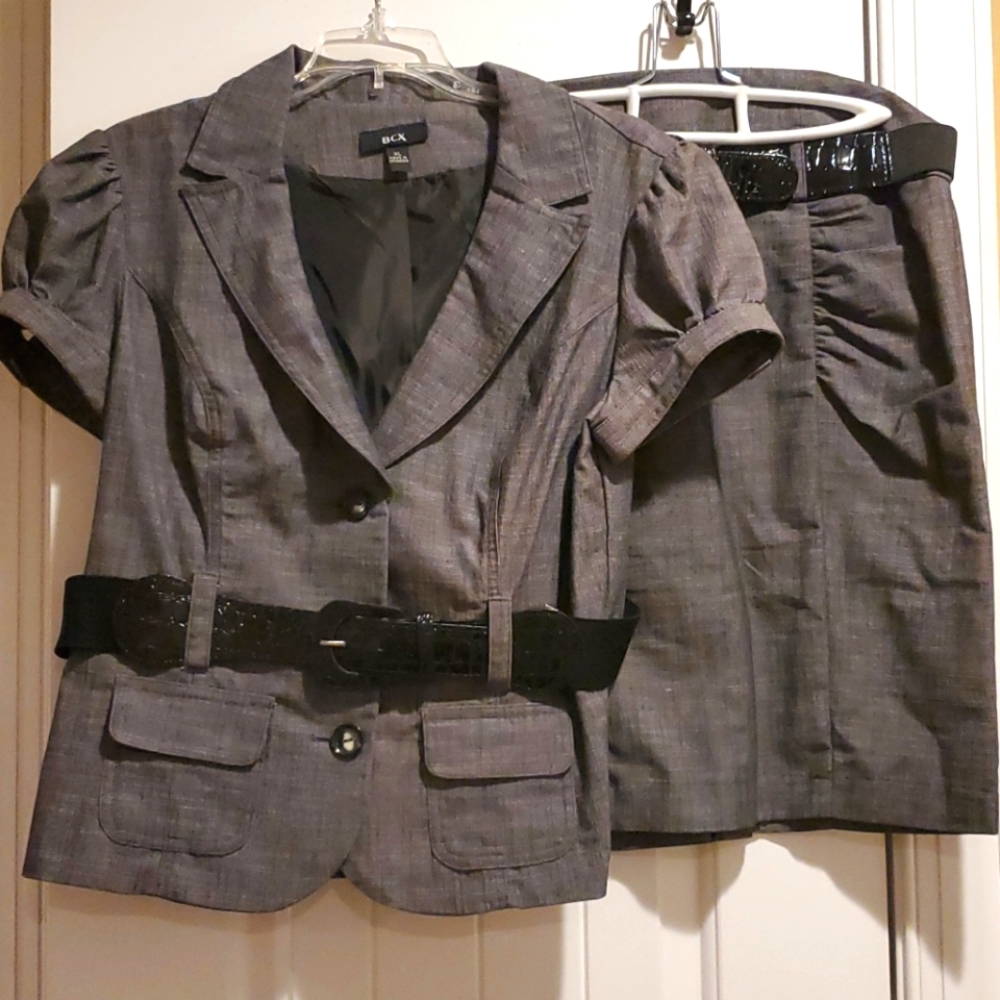 BCX XL Skirt and Blazer Set